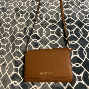 Michael Kors leather crossbody purse